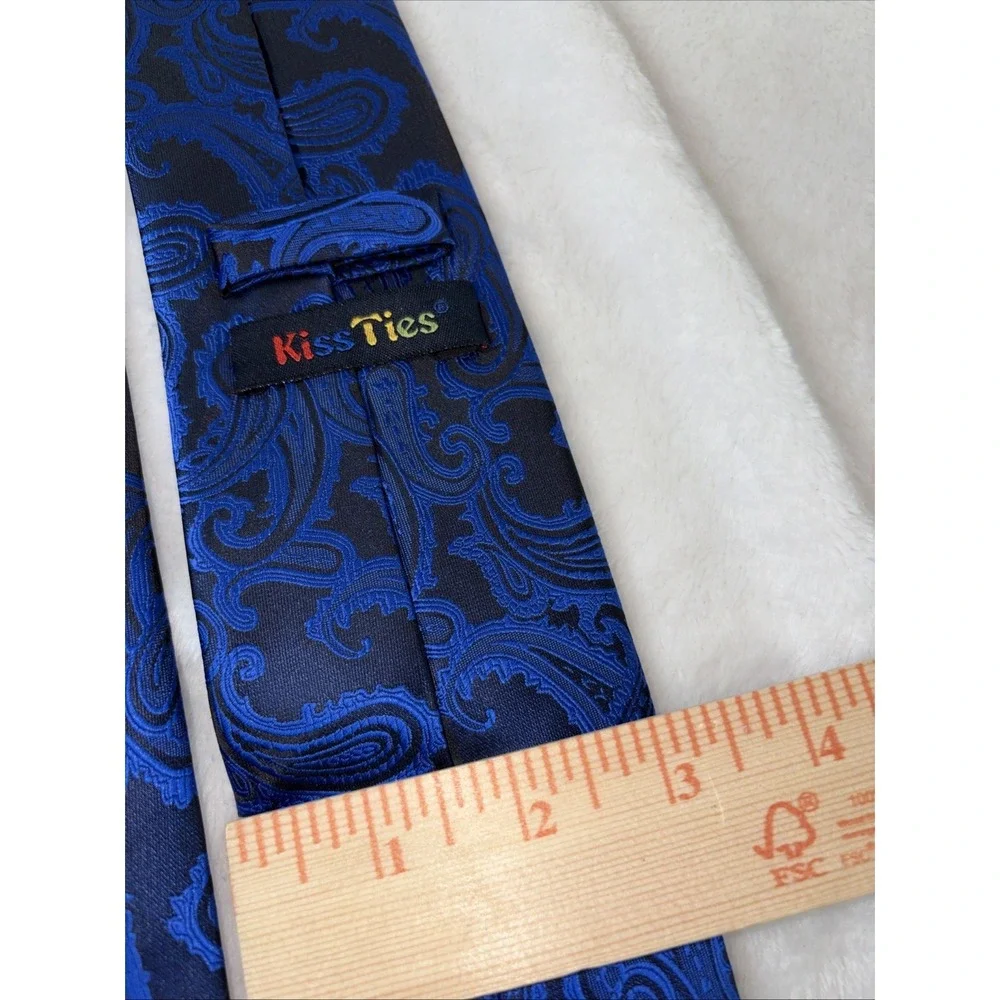Kiss Paisley Ties Lot Of 2 Microfiber‎ Traditional Business Professional
